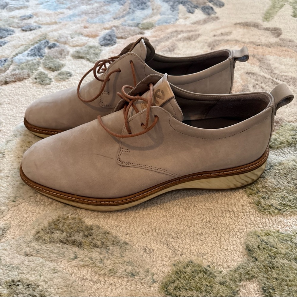 ECCO st.1 hybrid Men's Leather Derby Shoes Church Work Dress Shoes
